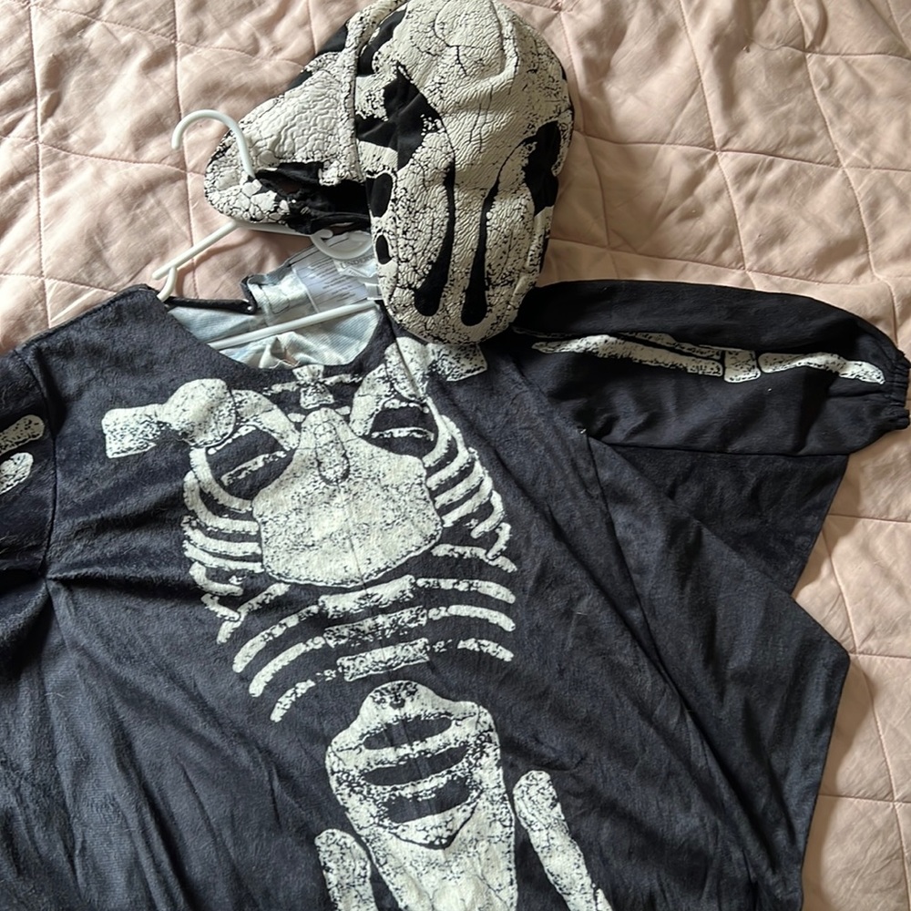 Halloween toddler skeleton dinosaur costume